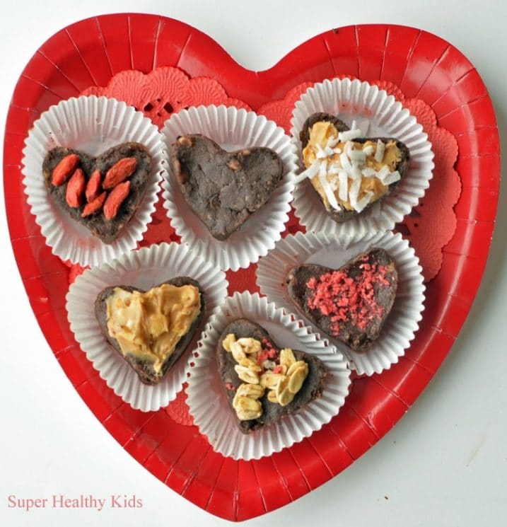 Heart Healthy Valentines Chocolates. These are also fun to make and decorate as a family!